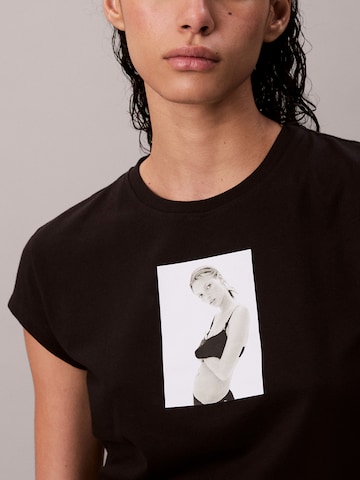 Calvin Klein - Camisa 'CLASSIC KATE' em preto