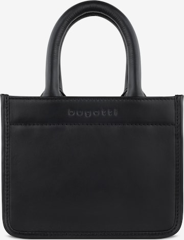 Borsa a mano di bugatti in nero: frontale