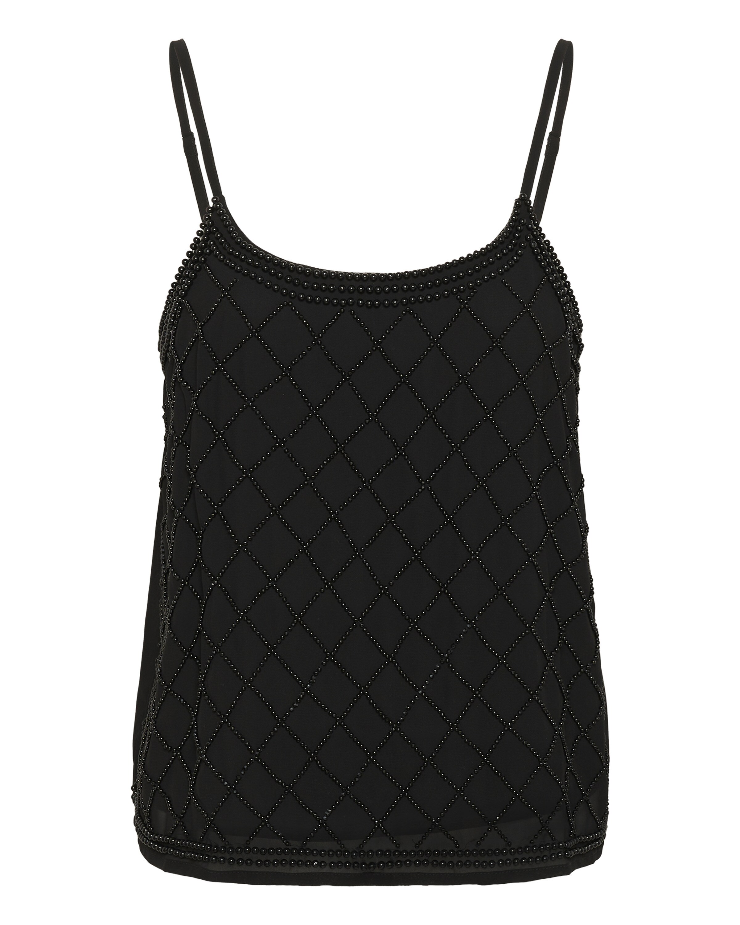 CULTURE Top 'CUMinta' in schwarz, Produktansicht