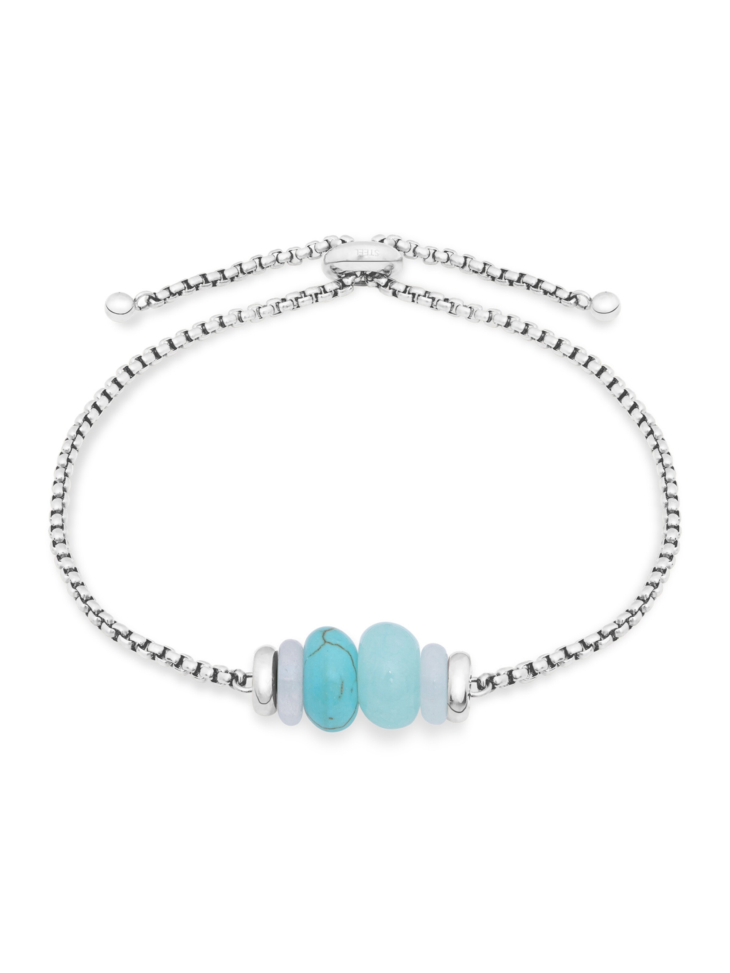 Tamaris Bracelet 'Natural Stones' in Silver: front