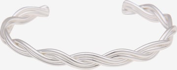 Leslii Bracelet 'Swirl' in Silver: front