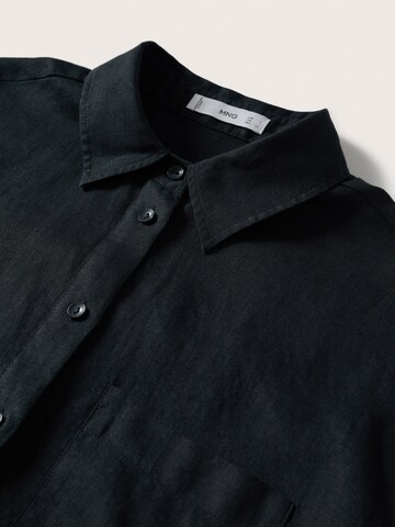 MANGO Shirt 'Pai' in Black