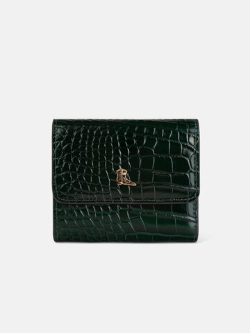L37 HANDMADE SHOES Wallet in Green: front