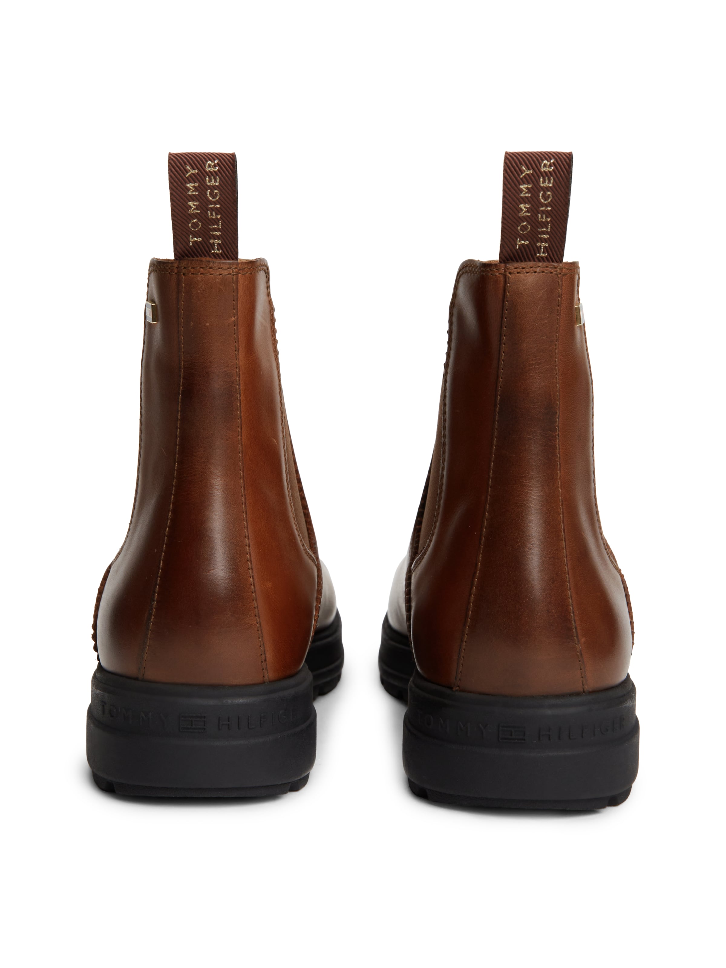 TOMMY HILFIGER Chelsea boty – hnědá