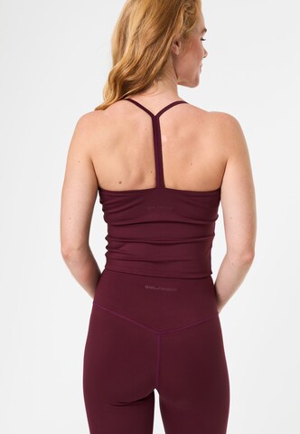 Girlfriend Collective Sports top 'Float' in Purple