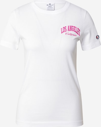 Champion Authentic Athletic Apparel T-shirt en rose / blanc, Vue avec produit