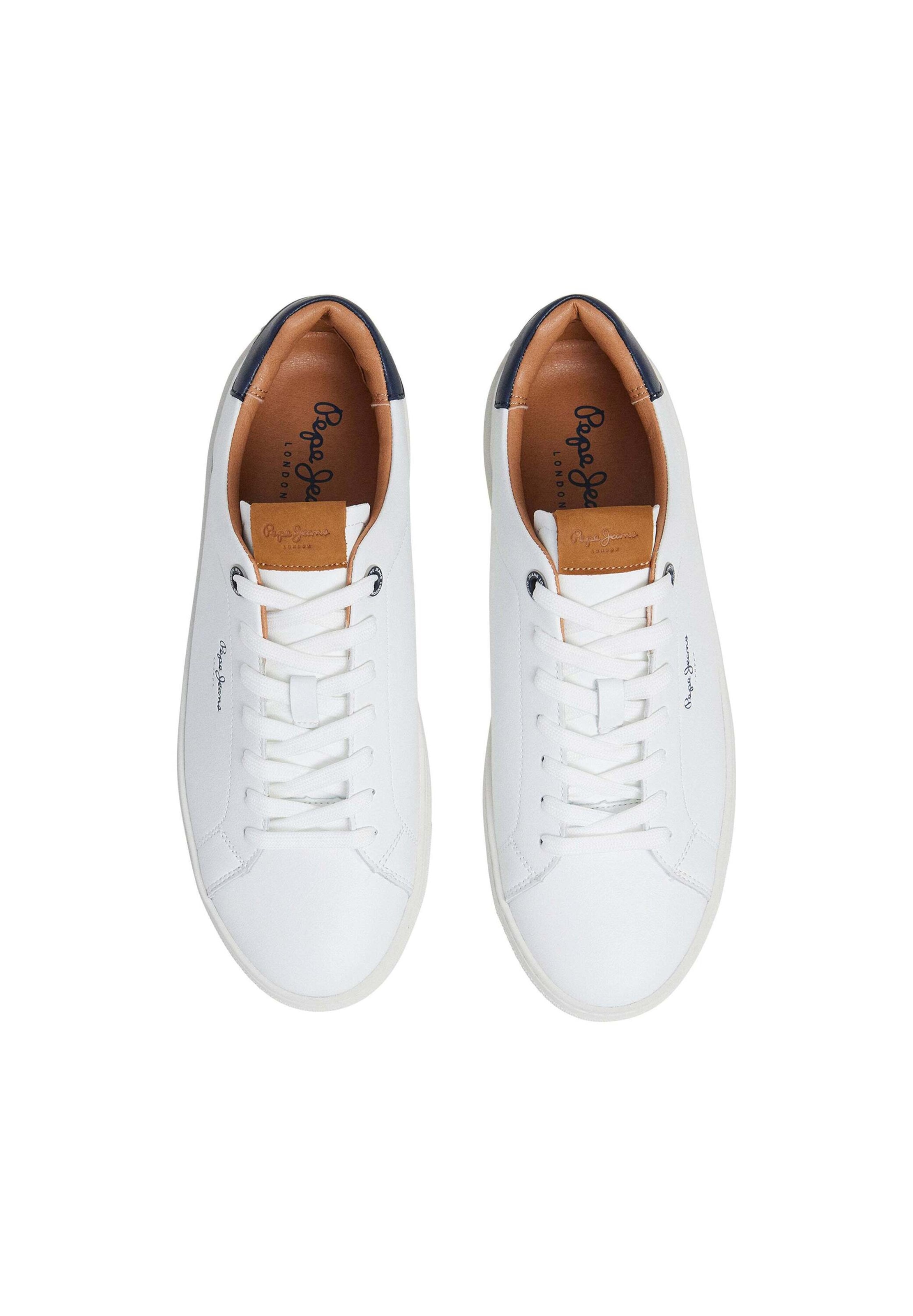Baskets basses 'Camden Club' Pepe Jeans en blanc