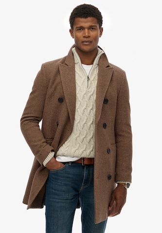 Manteau mi-saison 'Merchant Town' Superdry en marron