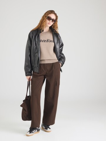 Calvin Klein Jeans Pullover in Braun