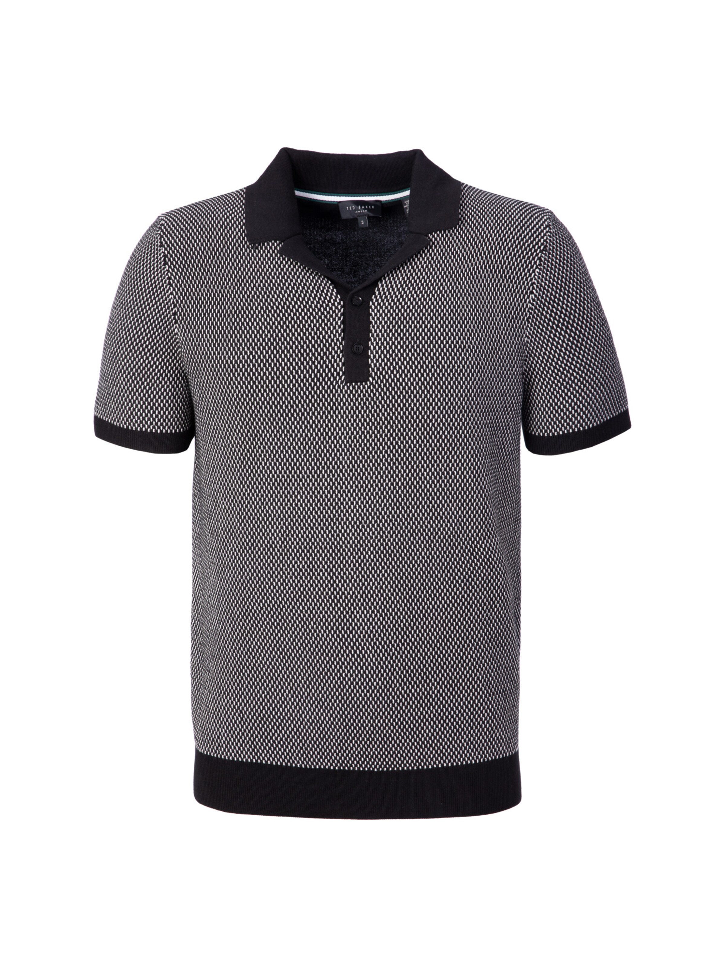 Maglietta 'Gregry' di Ted Baker in nero: frontale