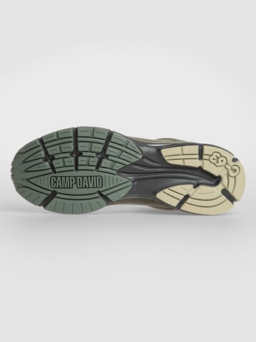 CAMP DAVID Leichter Sneaker im Strick-Design in Grün