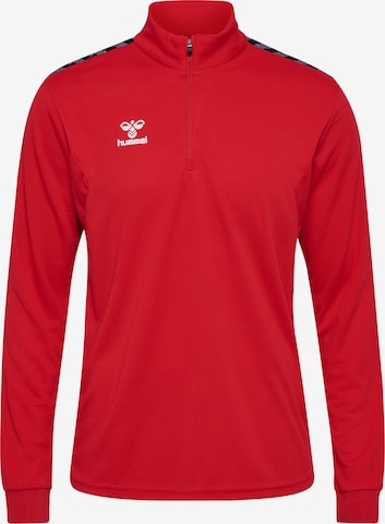 Hummel Sportsweatshirt 'AUTHENTIC' in Rood: voorkant