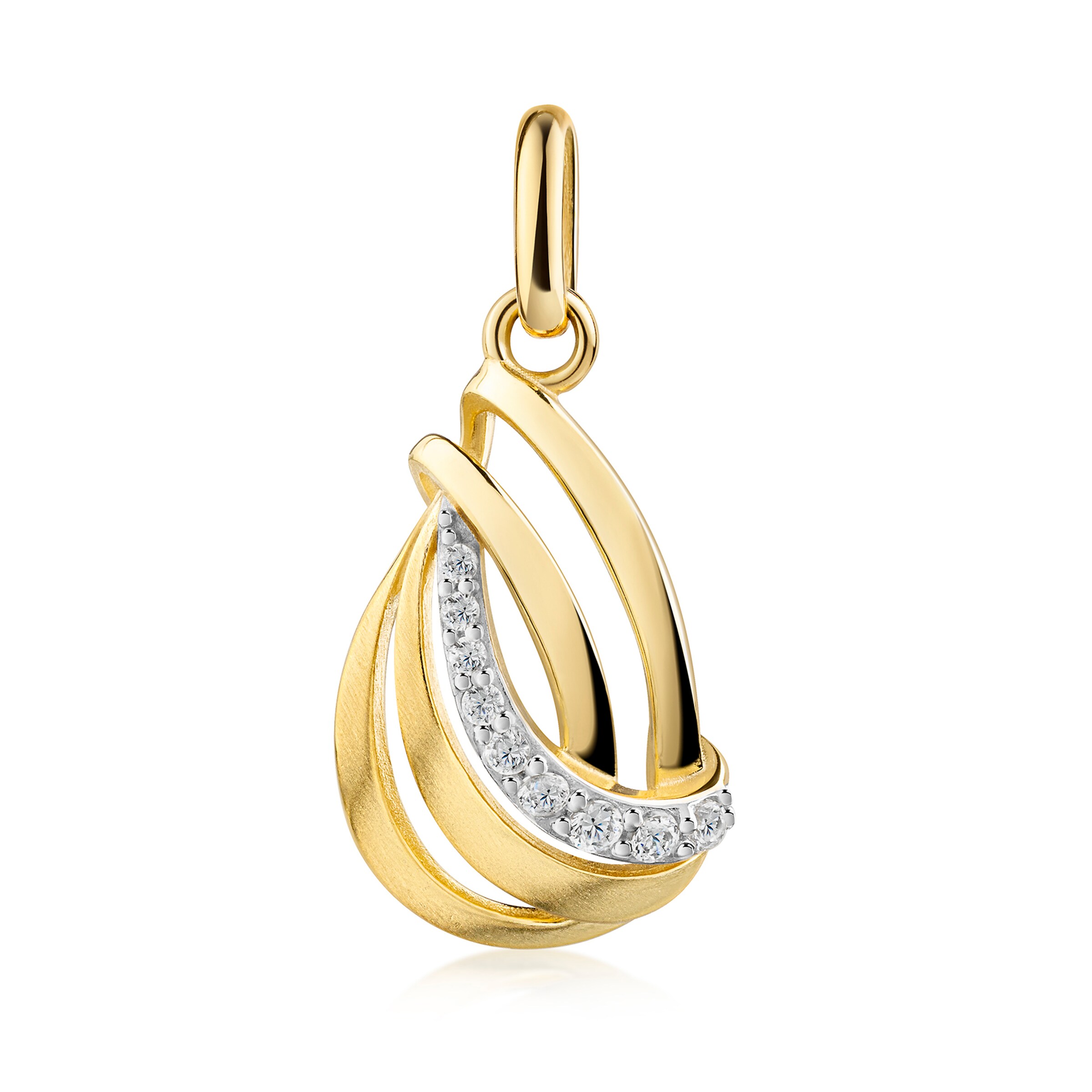 FIRETTI Pendant in Gold: front