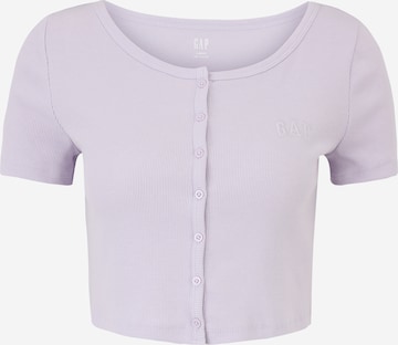 Gap Petite Knit cardigan in Purple: front
