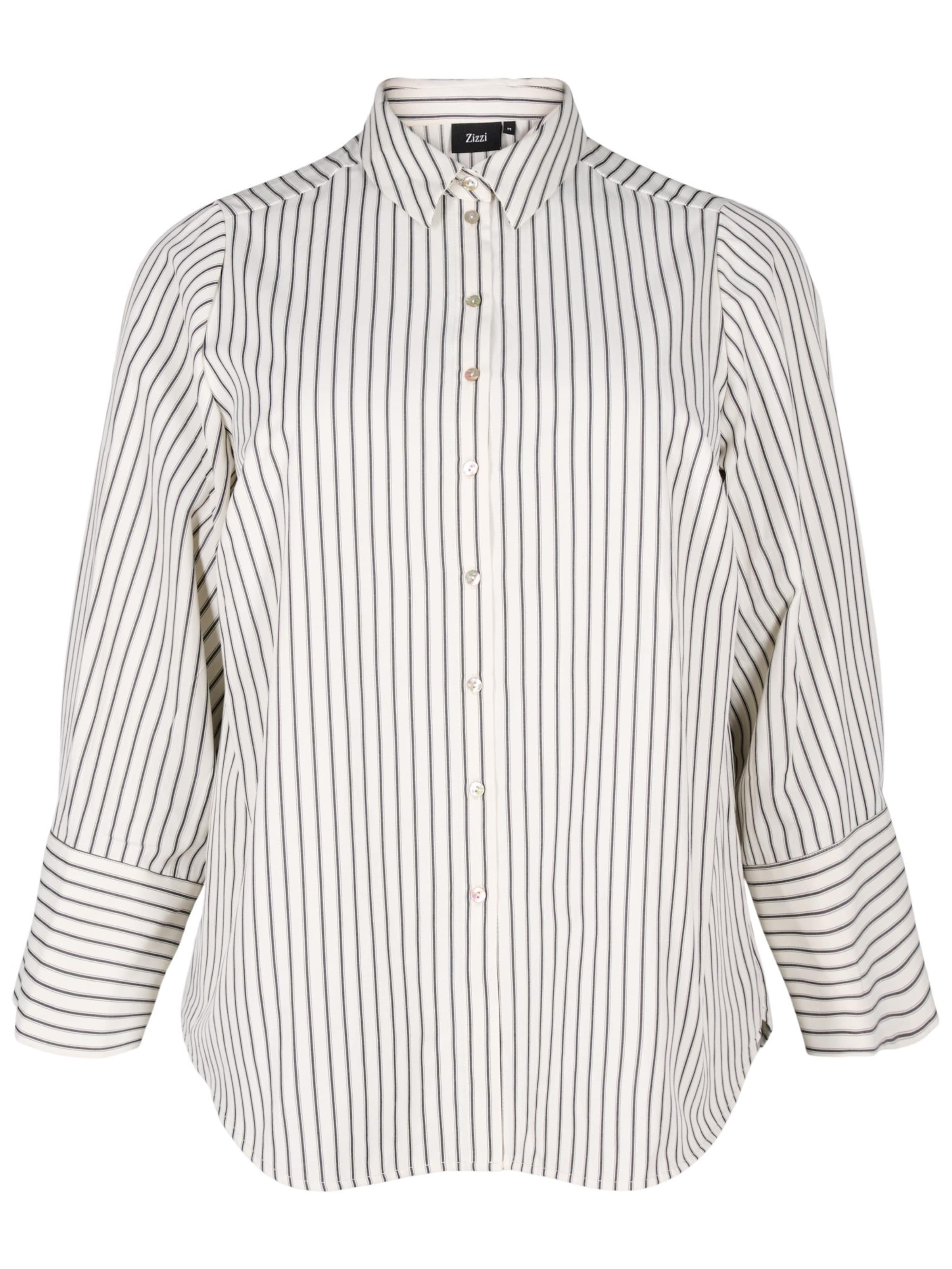 Zizzi Bluse 'MSILLE' in Weiß: Vorderseite