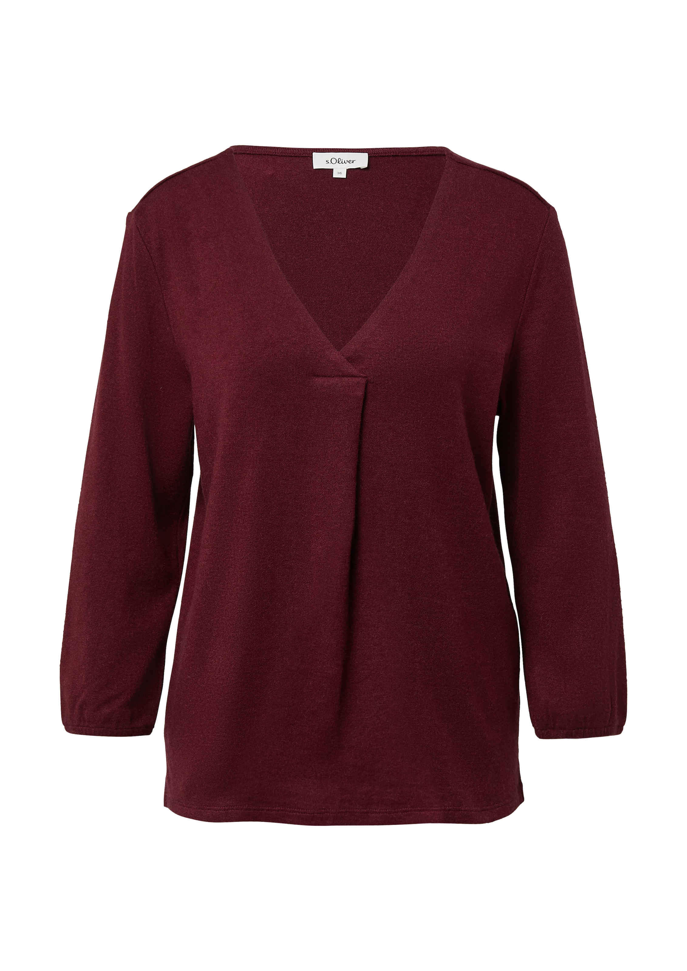 raudona s.Oliver Marškinėliai: priekis