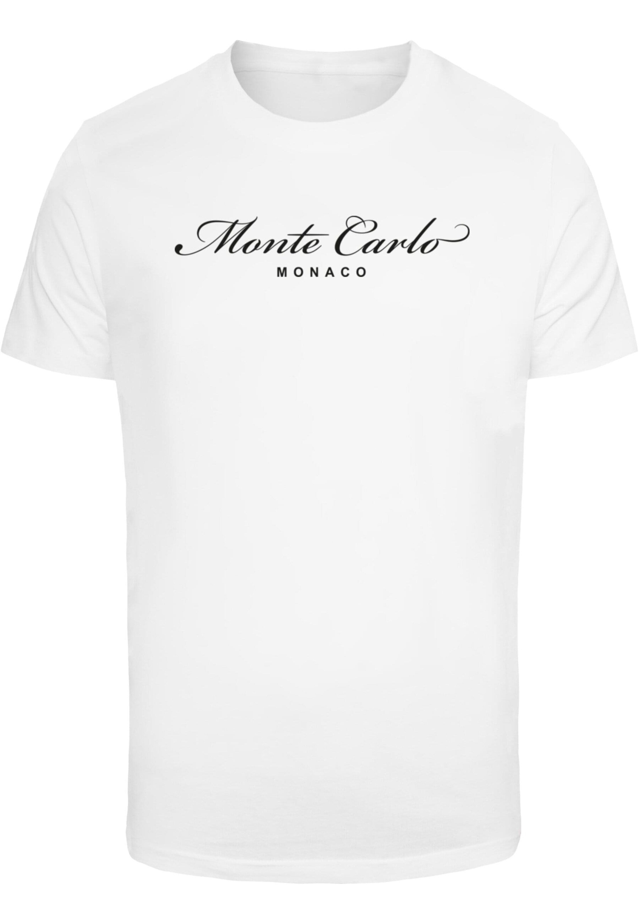 T-Shirt 'Monaco Monte Carlo' Mister Tee en blanc : devant