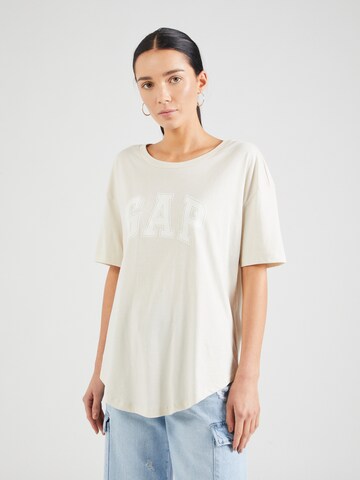 T-shirt GAP en beige : devant