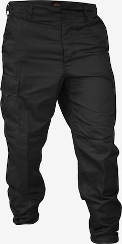 Regular Pantalon outdoor 'Trooper' normani en noir : devant