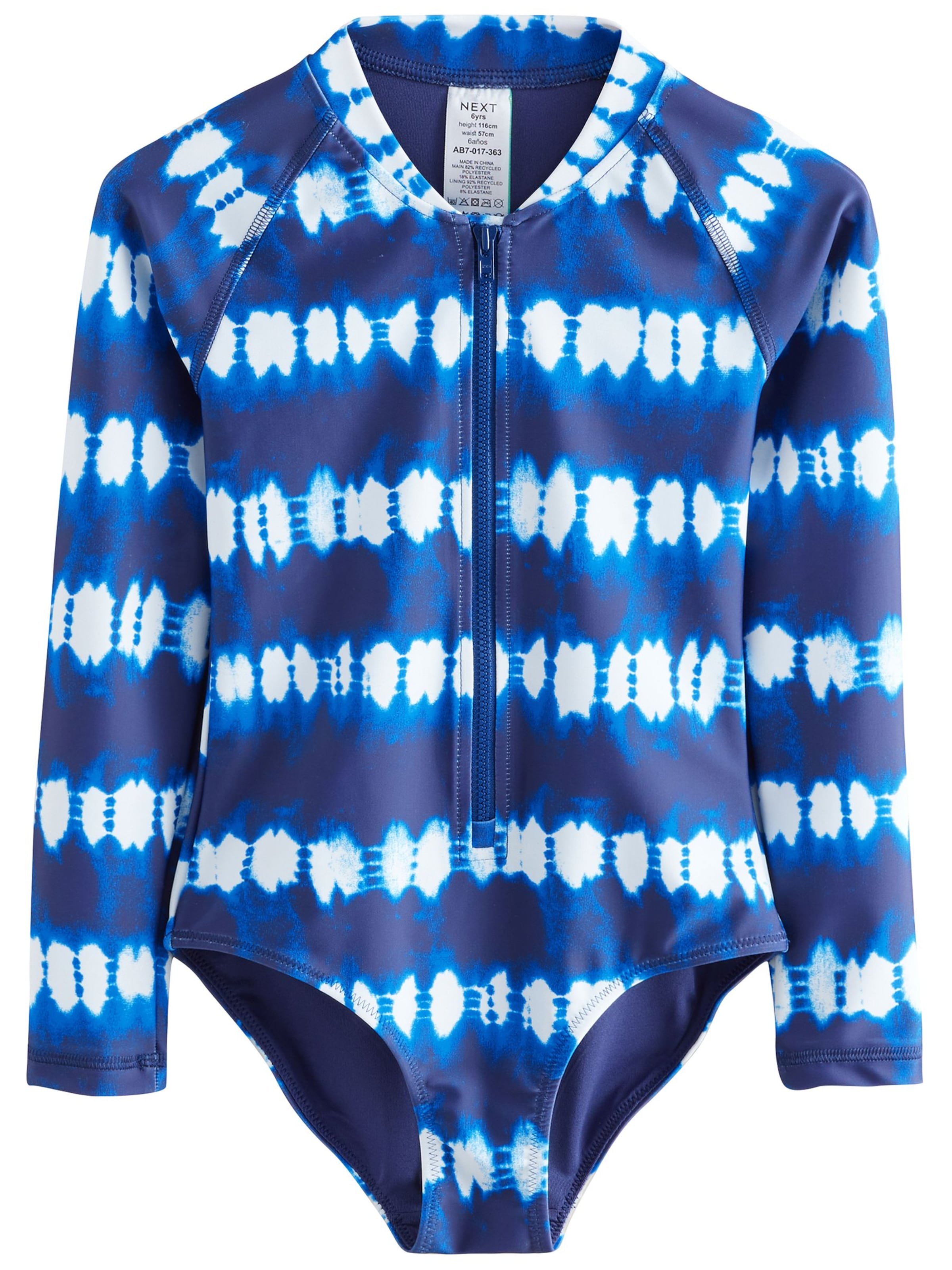 Next Baddräkt i blå: framsida
