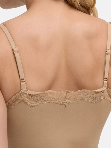 cfab (formerly creamy fabrics) Body 'Bodysuit String mit Lace' i beige
