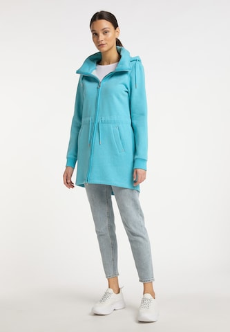 MYMO Zip-Up Hoodie in Blue