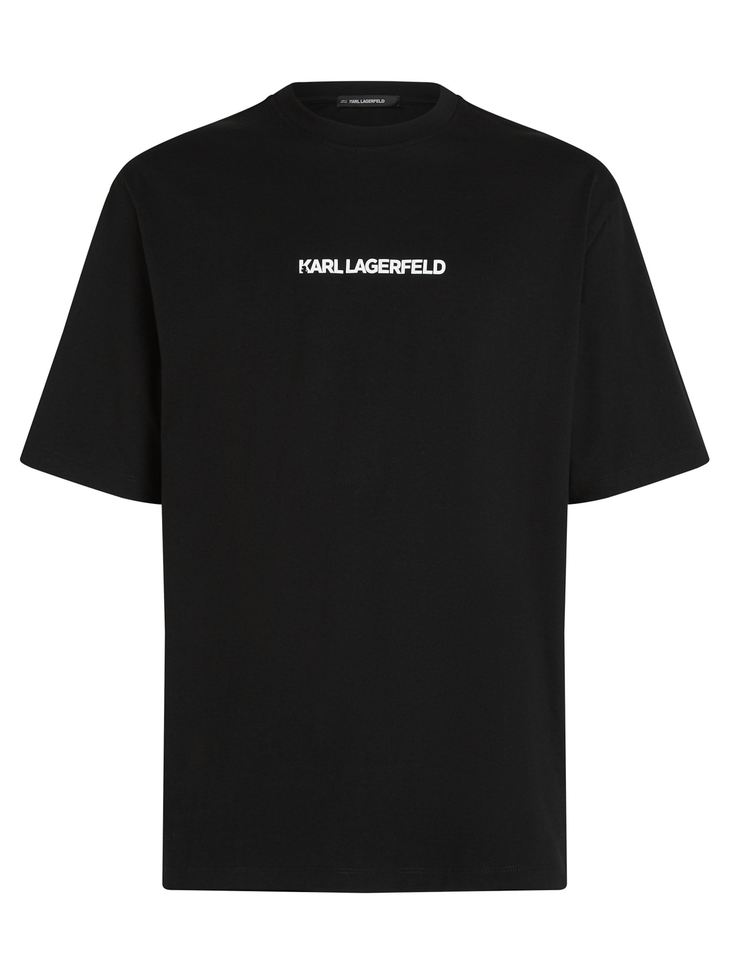 Karl Lagerfeld Särk 'Portrait' must / valge, Tootevaade