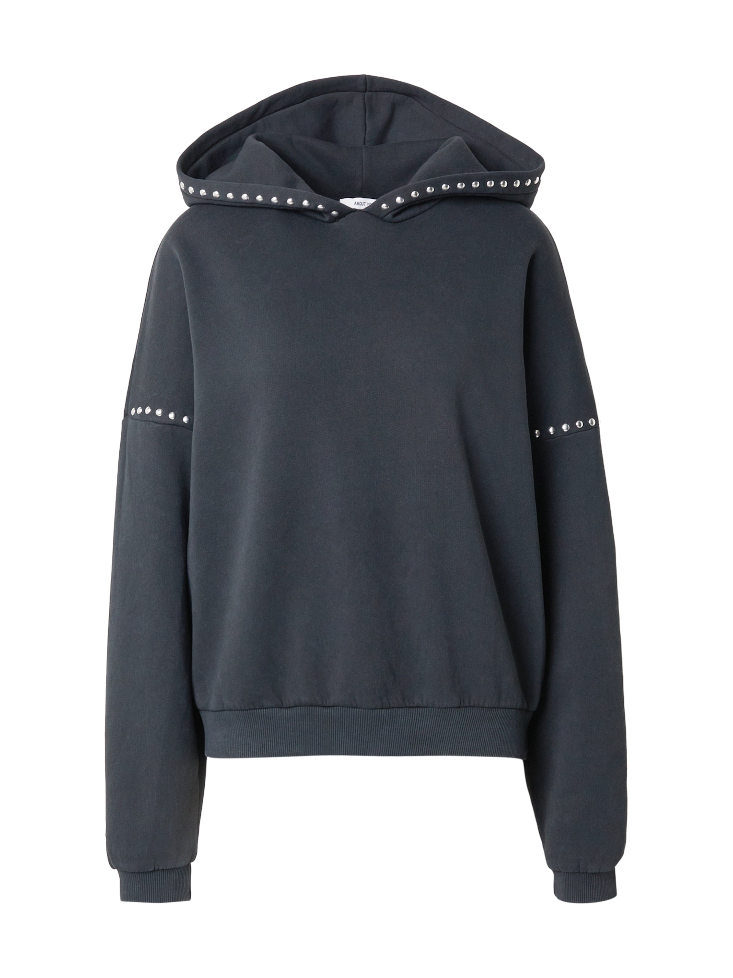 ABOUT YOU Sweatshirt 'Mira' in Grau: Vorderseite