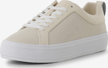 TOMMY HILFIGER Sneakers laag in Beige: voorkant