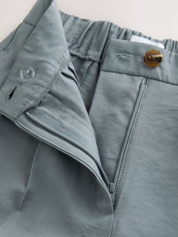 Next Wide leg Pleat-Front Pants in Grey