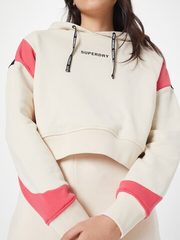 Superdry Sweatshirt 'Train Core' in Beige