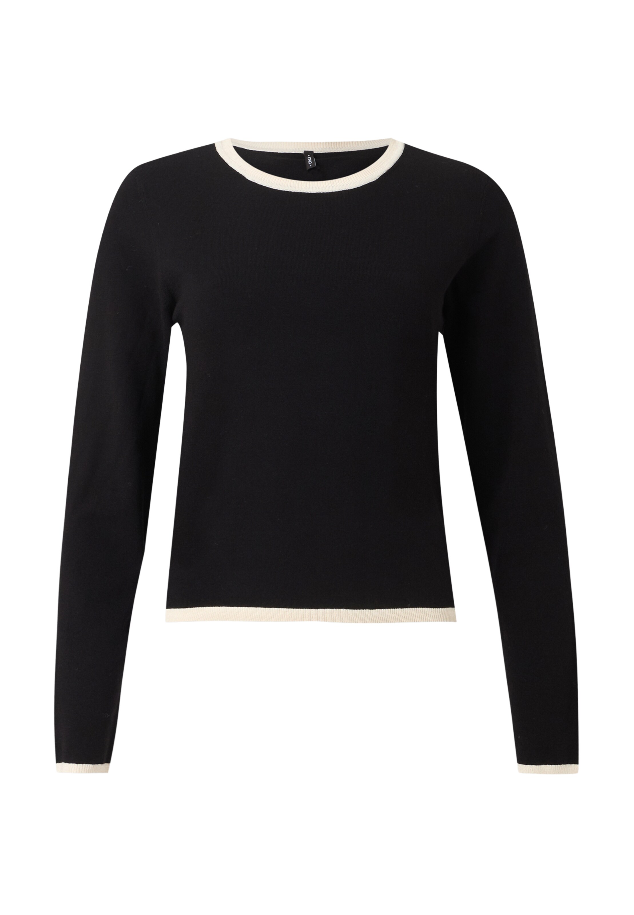 ONLY Pullover 'ONLCONTA' in Schwarz: Vorderseite
