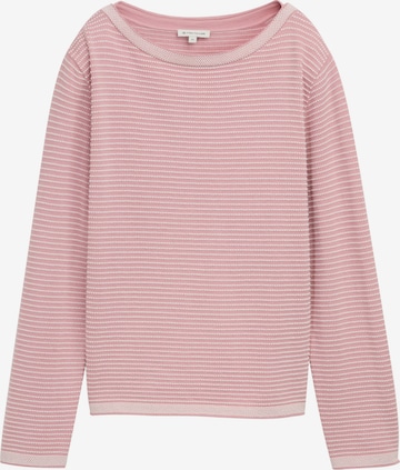 Pull-over TOM TAILOR en rose : devant