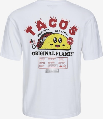 JACK & JONES T-Shirt 'Taco' in Weiß