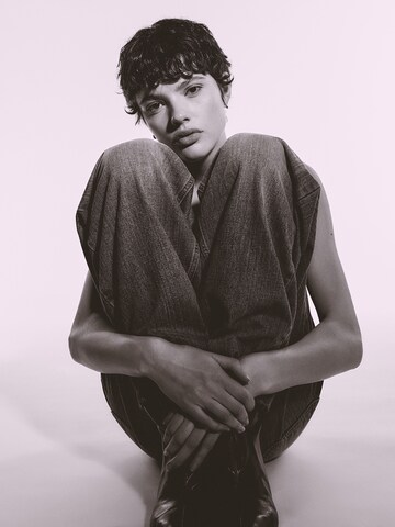 Baggy Jean Bershka en bleu