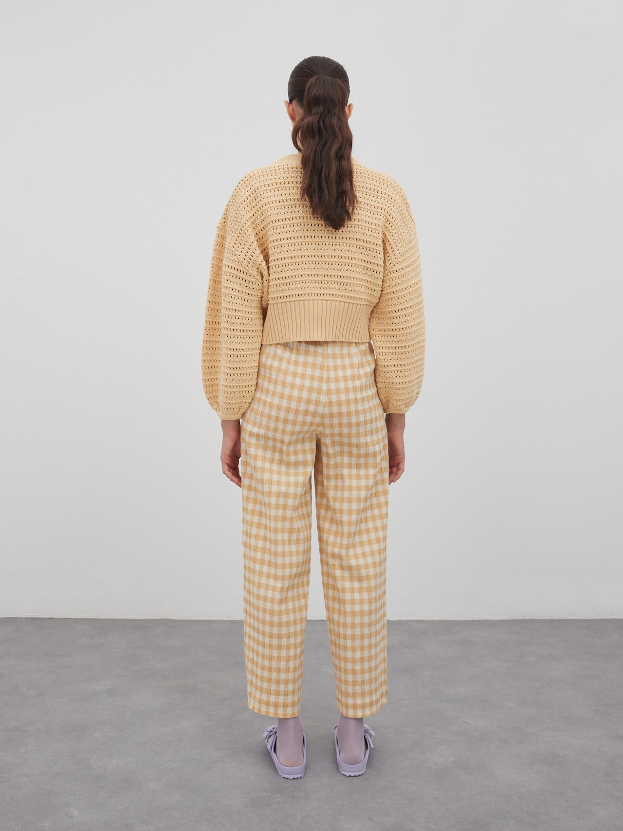 EDITED Producten Gebreid vest 'Callie' Crème