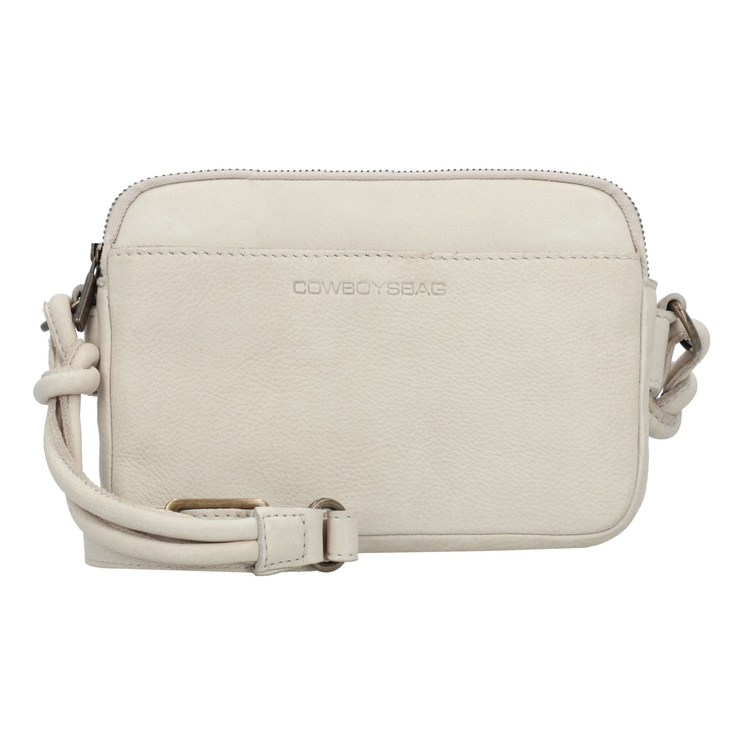 Borsa a tracolla 'Kirkwood ' di Cowboysbag in bianco: frontale