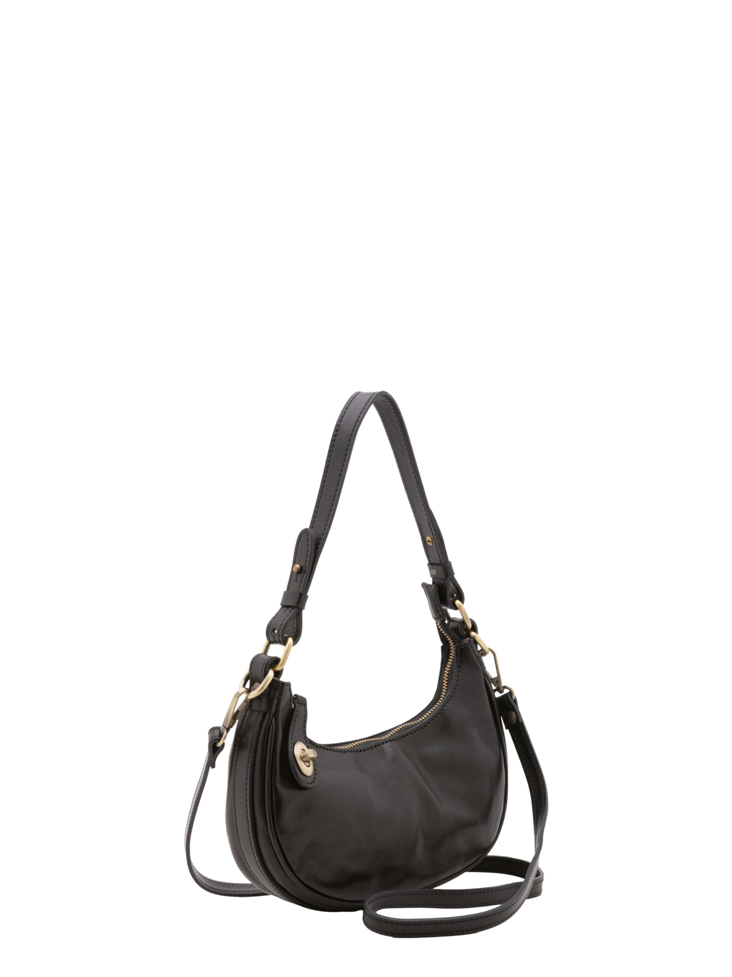 Viola Castellani Shoulder Bag 'False' in Black: front
