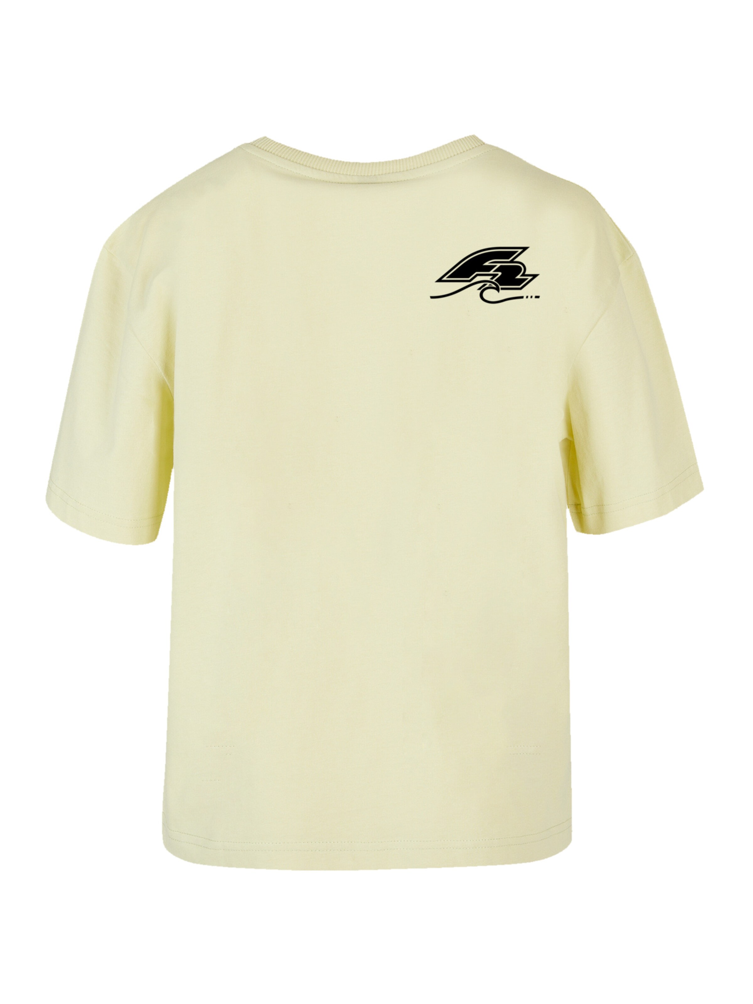 F2 T-Shirt 'Beach Vibes Sommer Style' in Gelb