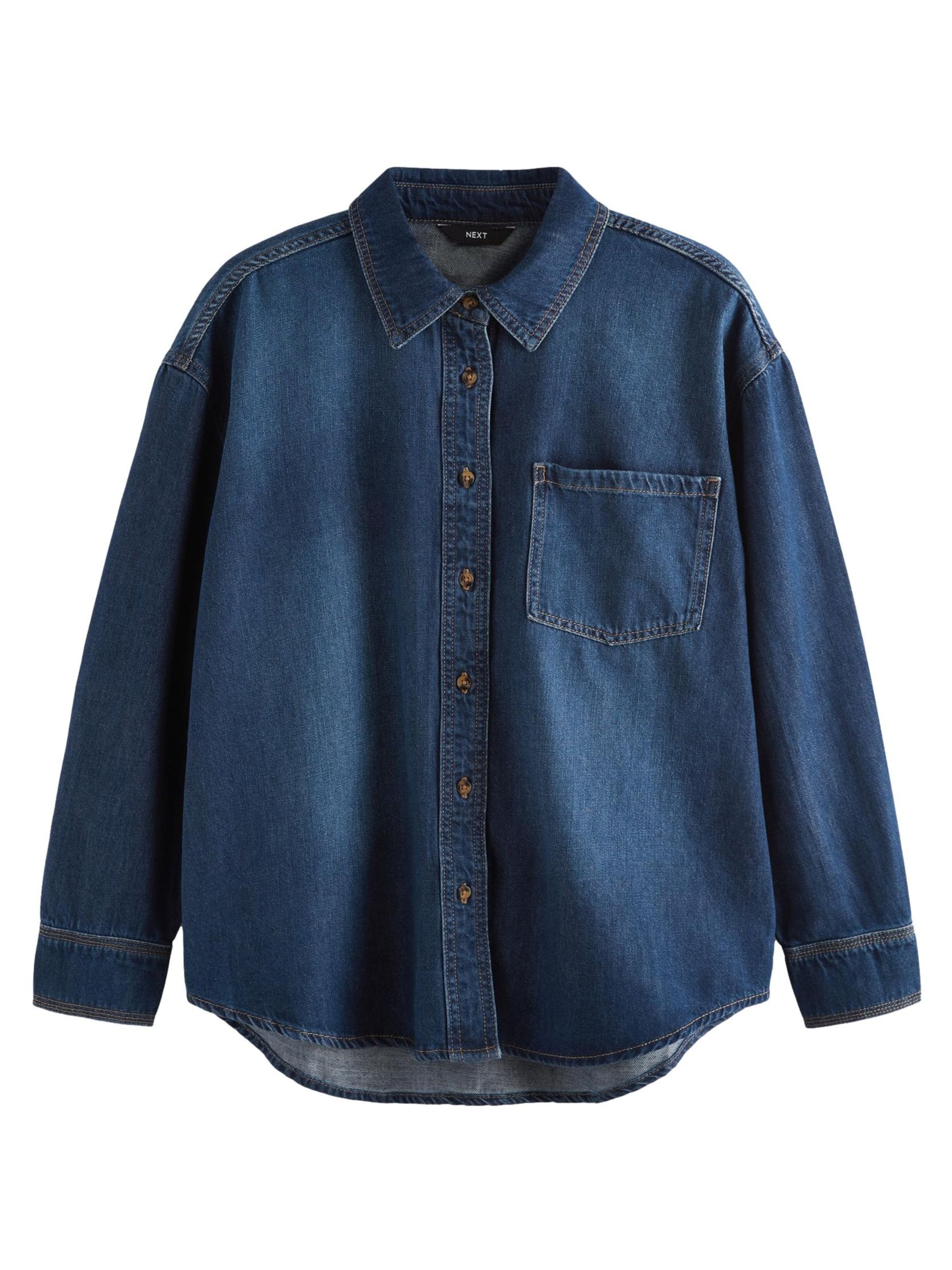 Next Блузка в Синий: спереди