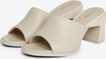 Mule Calvin Klein en blanc