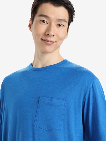 ICEBREAKER Functioneel shirt 'Granary' in Blauw