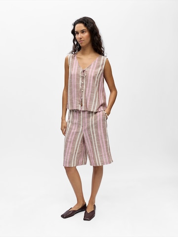 OBJECT Blouse 'OBJVIGGA' in Bruin