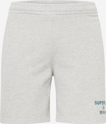 Superdry Trousers in Grey: front