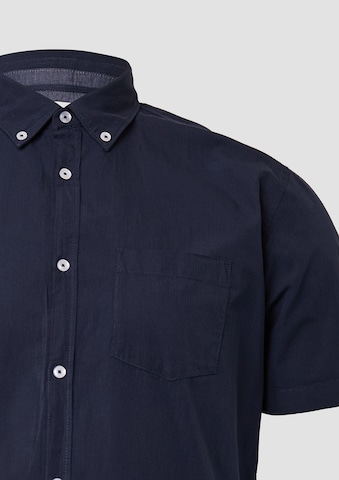 s.Oliver Men Tall Sizes Regular fit Button Up Shirt in Blue