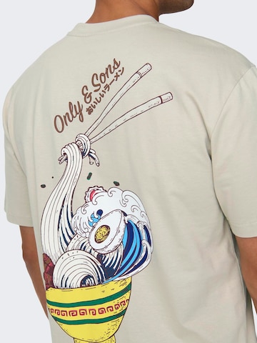 Only & Sons T-Shirt 'KEANE' in Grau