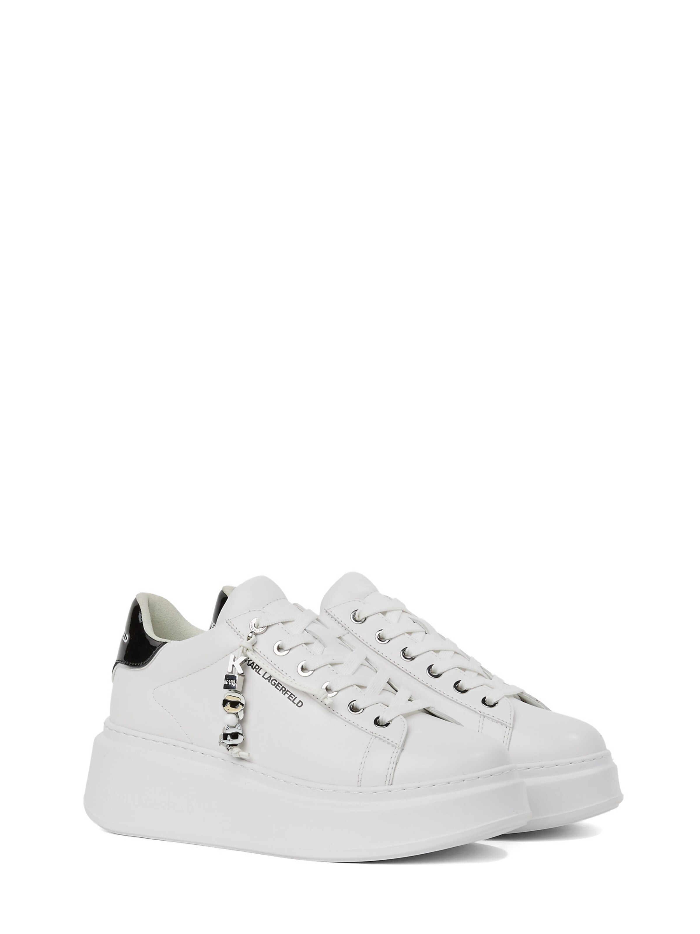 Karl Lagerfeld Σνίκερ χαμηλό σε λευκό