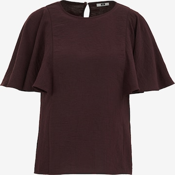WE Fashion Bluse in Braun: Vorderseite