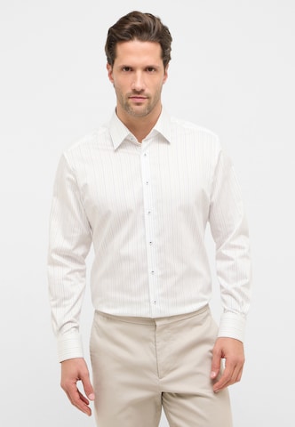 ETERNA Regular fit Business shirt in White: front