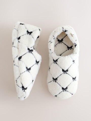 Next Hjemmesko i hvid